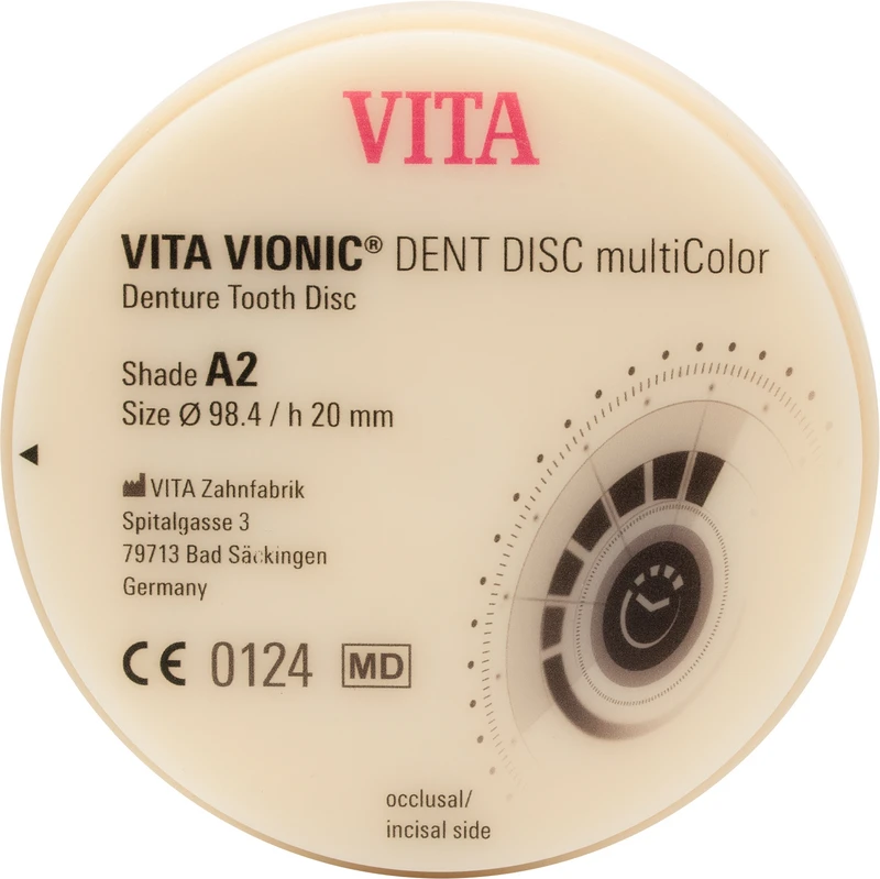 VITA VIONIC® DENT DISC multiColor  Stück  Ø 98,4 mm, H 20 mm, A2