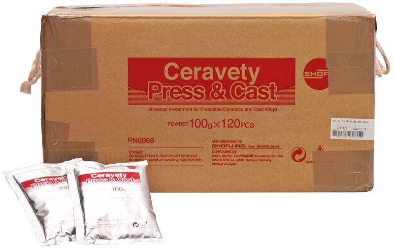 Ceravety Press & Cast  Karton  120 x 100 g Beutel