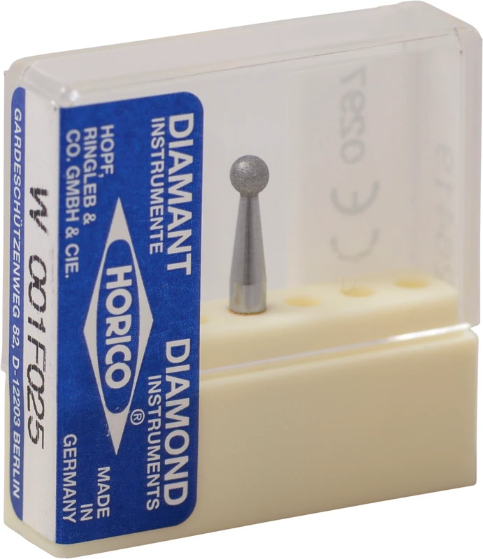 Diamantschleifer 001  Stück  gelb x-fein, RA, Figur 001, ISO 025