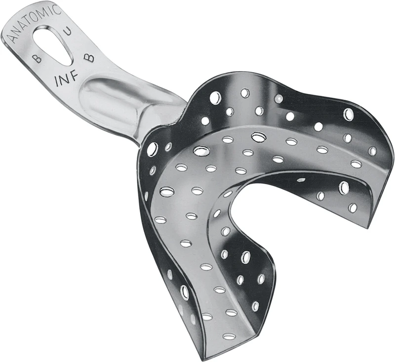 Abformlöffel bezahnt  Stück  UK Gr. B0, perforiert