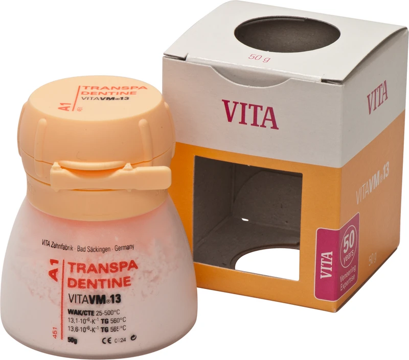 VITA VM® 13 classical A1-D4®  Dose  50 g Pulver transpa dentine A1