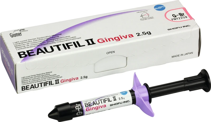 BEAUTIFIL II  Spritze  2,5 g gingiva gum brown