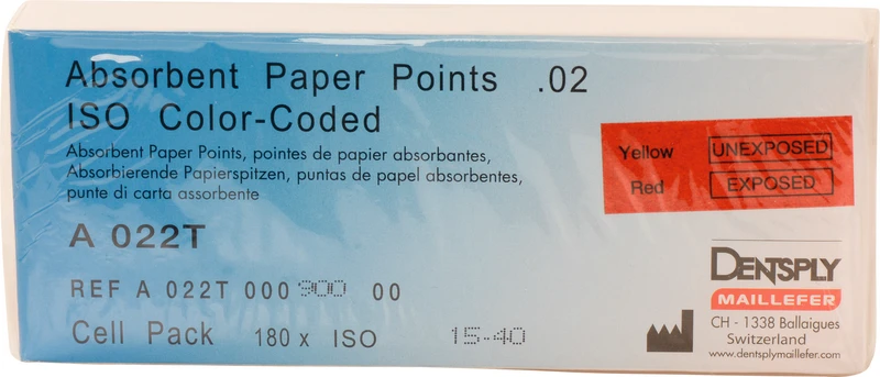 Papierspitzen steril  Sortiment  30 Stück ISO 015-040