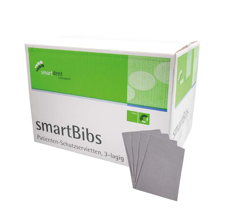 smartBibs  Karton  500 Stück grau
