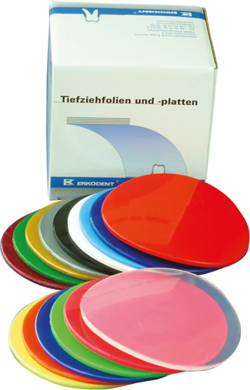 Erkoflex-color  Packung  5 Stück Ø 120 mm, Stärke 4 mm, reinweiß