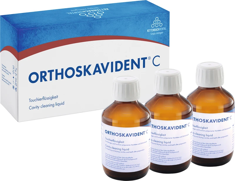 Orthoskavident® C  Packung  3 x 150 ml Flüssigkeit