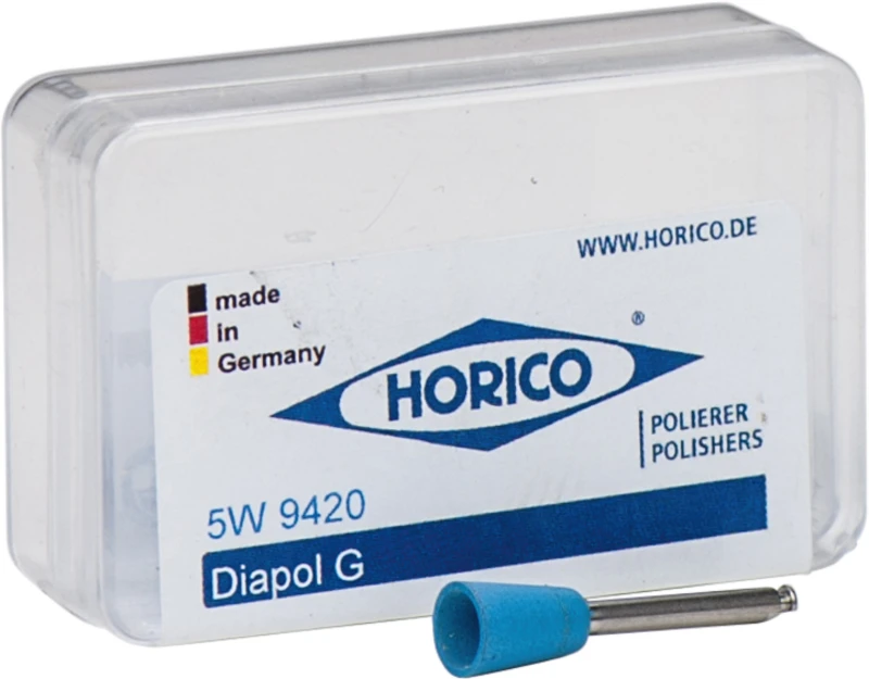 Diamantpolierer 9420  Packung  5 Stück grün, RA, Figur Kelch