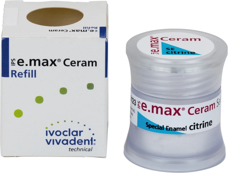 IPS e.max® Ceram Selection  Dose  5 g Pulver special enamel, citrine