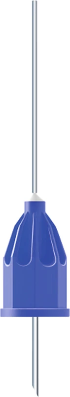 transcodent Einmal-Pastenkanülen  Packung  100 Stück blau, 0,6 x 23 mm