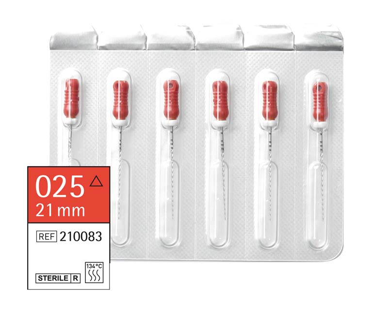 Omni K-Bohrer steril  Packung  6 Stück steril, 21 mm, ISO 025