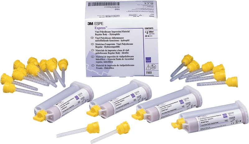 Express  Packung  4 x 50 ml Doppelkartusche Regular Body, 20 Mischkanülen, violett