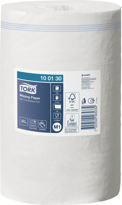 TORK® Mehrzweck Papierwischtücher M1\M2 System  Karton  11 Stück MINI 1-lagig, 120 m x 21,5 cm