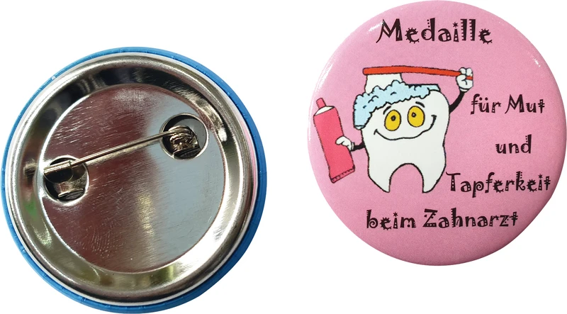 Medaille  Packung  54 Stück für Mut und Tapferkeit