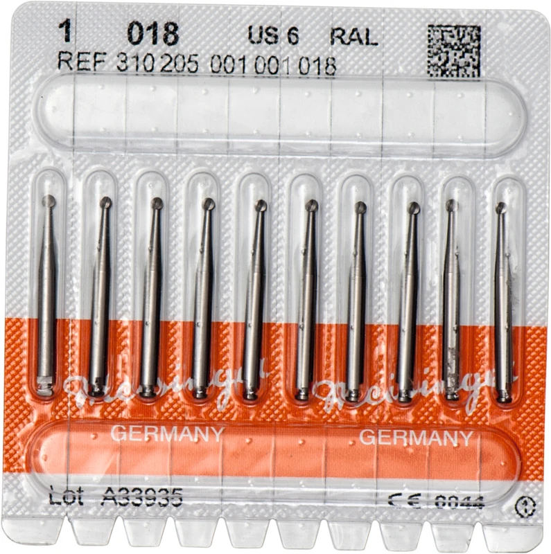 Stahlbohrer 1  Packung  10 Stück RA L, Figur 001, ISO 018
