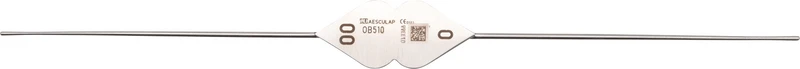 Neusilber Sonden nach Bowman  Stück  Figur 00\0, Ø 0,7 mm + Ø 0,8 mm