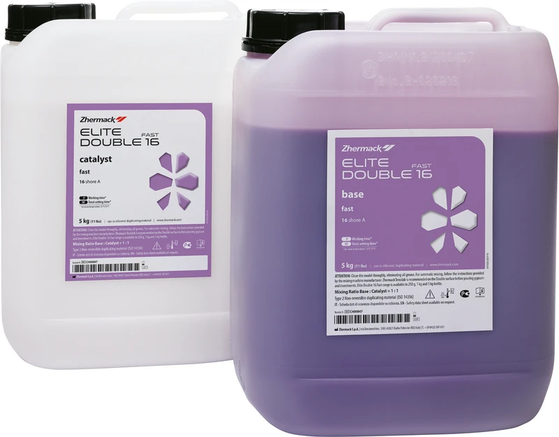Elite Double 16 Fast   Karton  5 kg Kanister Base, 5 kg Kanister Katalysator, lila