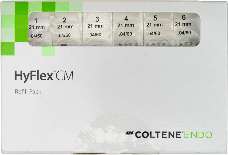 HyFlex® CM  Packung  6 Stück 21 mm, Taper.04 ISO 060