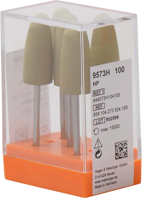 Kunststoffpolierer 9573  Packung  5 Stück gelb, HP, Figur 273, 24 mm, ISO 100