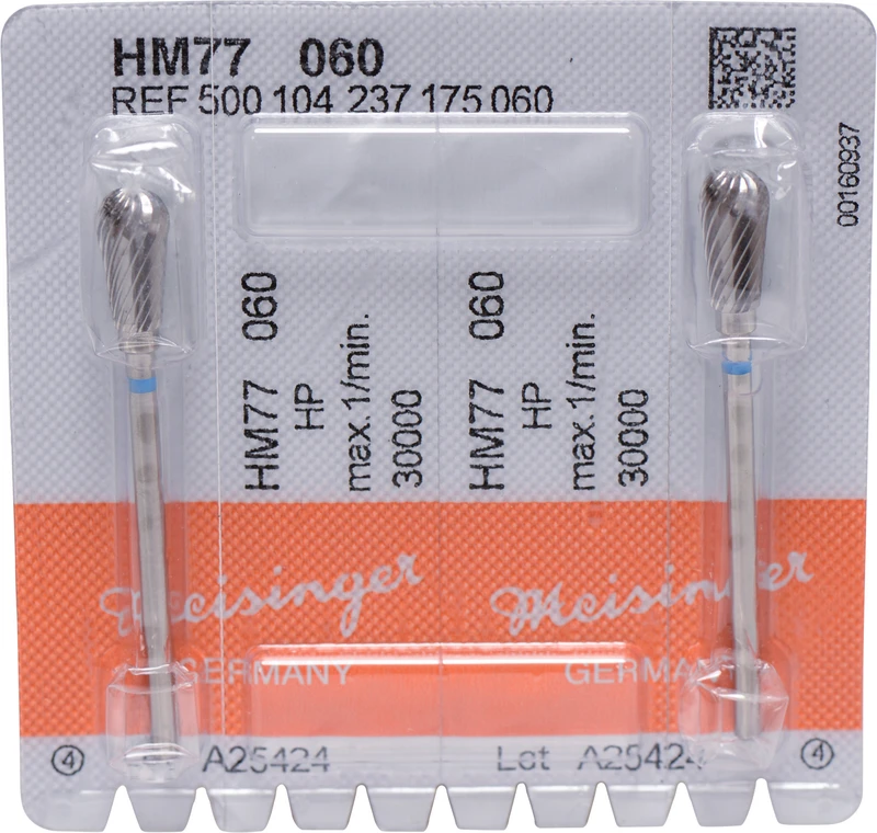 HM-Fräser S  Packung  2 Stück blau standard, HP, Figur 237, 11,5 mm, ISO 060