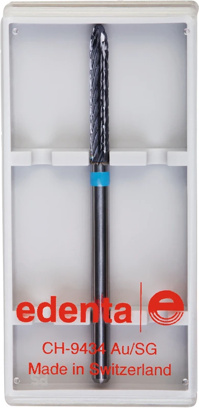 Volcano Fräser Schliff 10  Stück  Kreuzverzahnung, blau standard, HP, Figur 292 16 mm, ISO 023