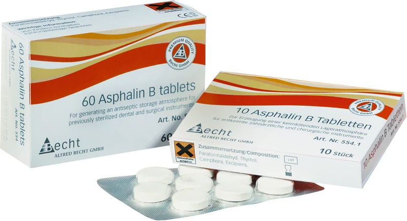 Asphalin B Tabletten   Packung  6 x 10 Stück