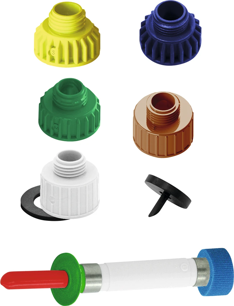 Flaschenadapter  Set  5 Stück für EURO E-Einheiten