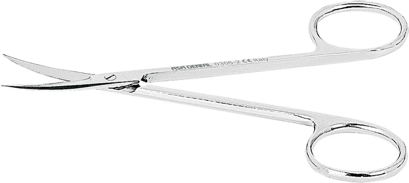 Iris-Schere  Stück  gebogen 11,5 cm