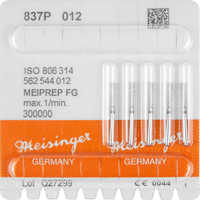 MEIPREP Diamanten  Packung  5 Stück FG, Figur 562 (837P), ISO 012