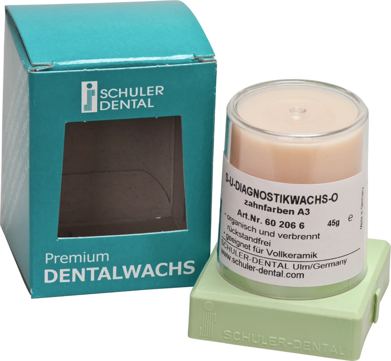 S-U-Diagnostikwachs  Kegel  45 g Wachs O, Zahnfarben A3