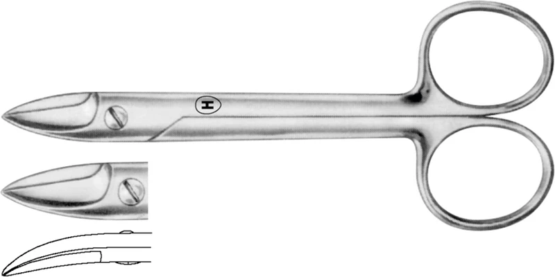 Kronenscheren nach Beebee  Stück  HSB 649-10, gebogen