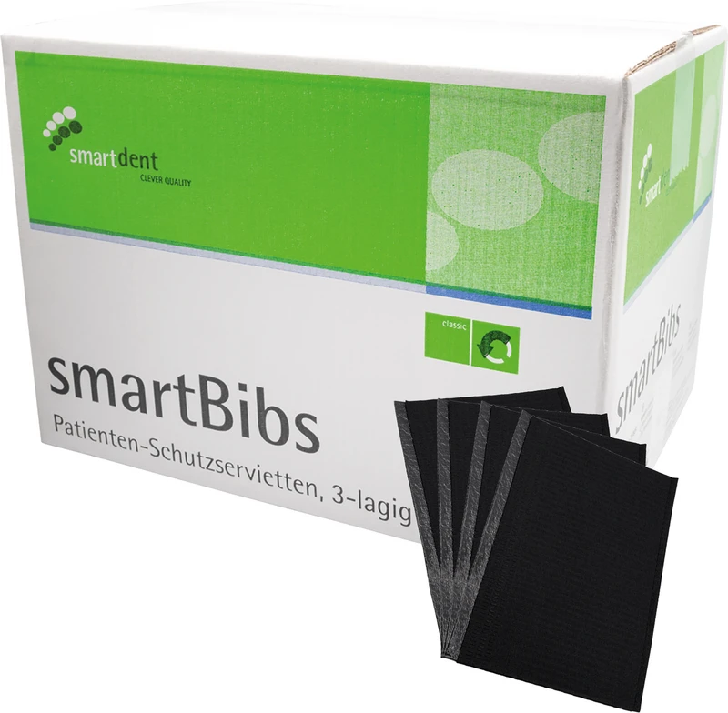 smartBibs  Karton  500 Stück schwarz