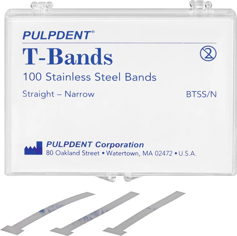PCA T-Bands  Packung  100 Stück schmal, gerade, Stahl