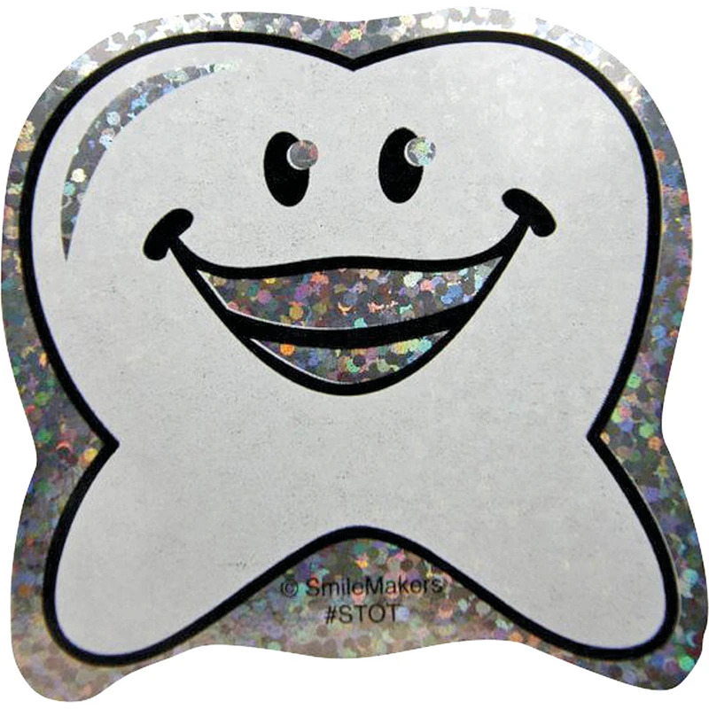 Happy Zahn Glitzer  Packung  150 Stück 6 x 6 cm