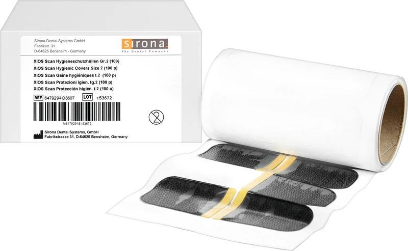 XIOS Scan Hygieneschutzhüllen  Packung  100 Stück Gr. 2