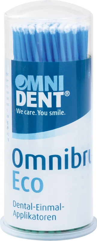 Omnibrush Eco  Packung  100 Stück blau