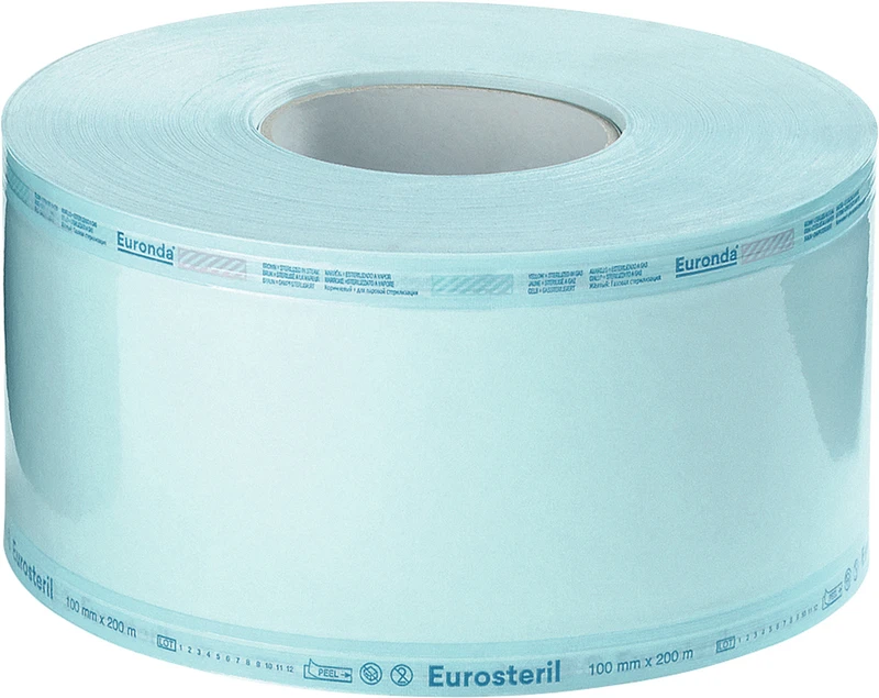 Eurosteril Pro Sterilisationsfolie   Rolle  200 m, 100 mm