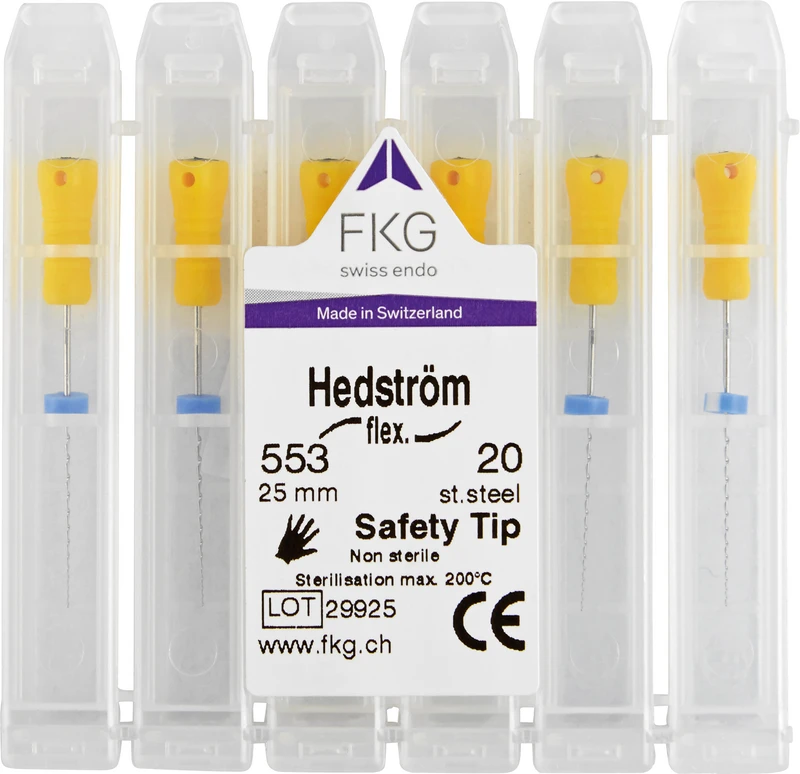 Hedstroemfeile Flexibel SMG  Packung  6 Stück 25 mm ISO 020