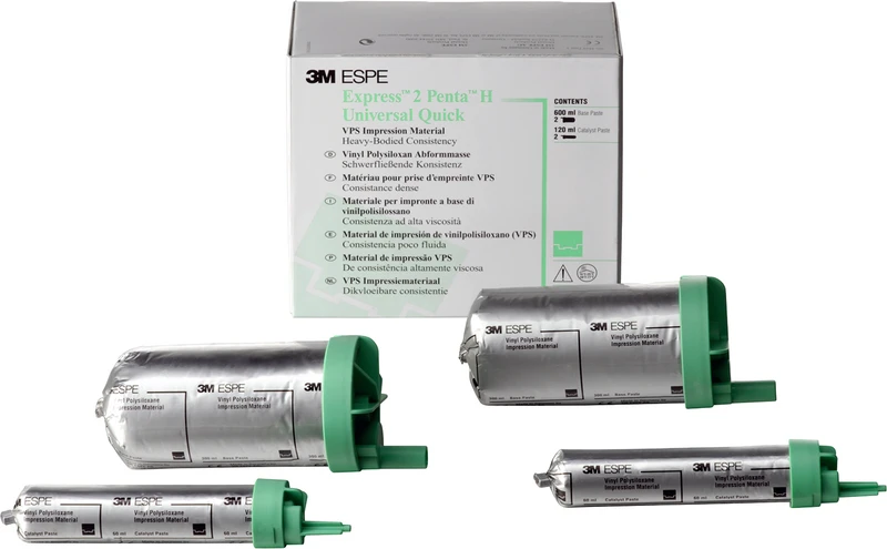 Express 2 Penta H  Refill Packung  2 x 300 ml Basispaste Universal Quick, 2 x 60 ml Katalysator