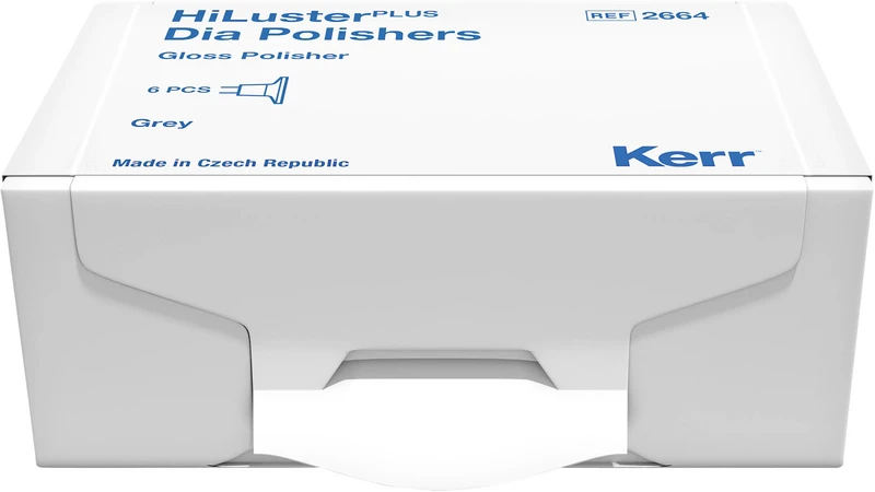 HiLusterPLUS  Packung  6 Stück grau, RA, Figur Scheibe, 0,7 mm, Ø 9,6 mm