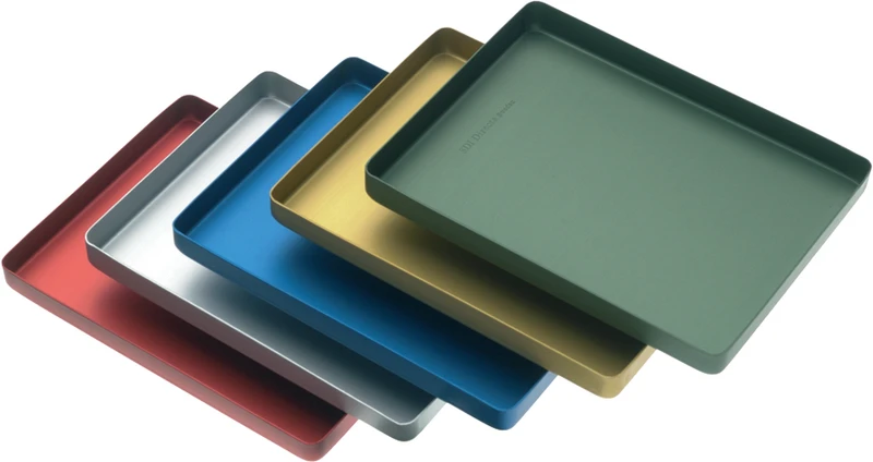 Alu-Mini-Tray   Stück  rot