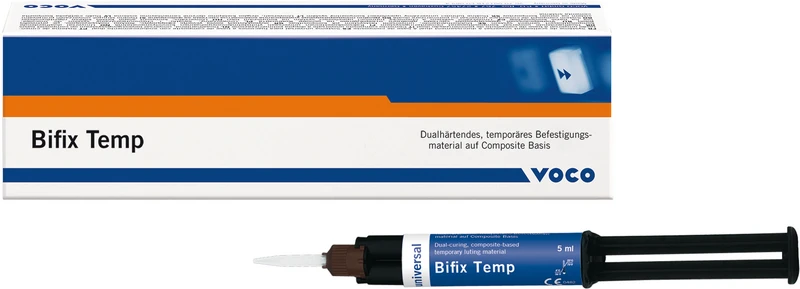 Bifix Temp   Packung  5 ml QuickMix Spritze, Zubehör