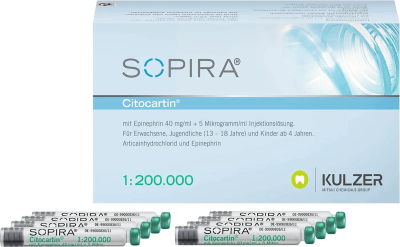 SOPIRA® Citocartin®   Packung  50 x 1,7 ml 1:200.000