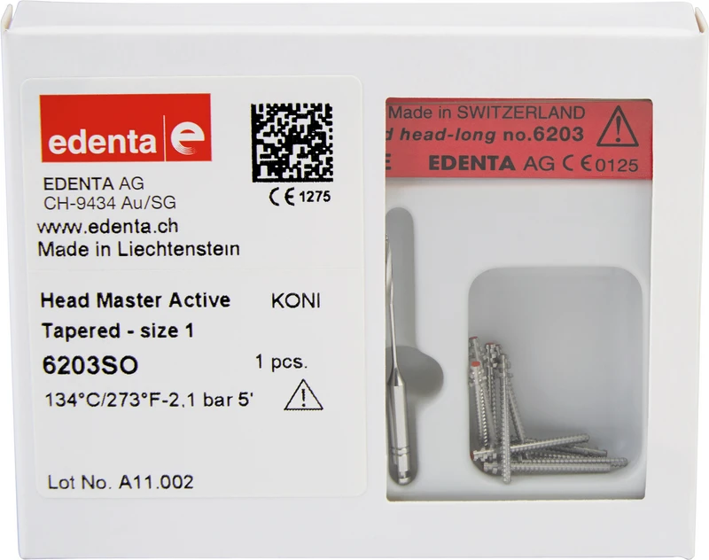 HeadMaster konisch, Aktiv  Sortiment  Gr. 1, lang