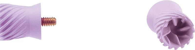 Young Prophylaxekelch Elite weich  Packung  144 Stück lila, kurz, weich, Screw Type