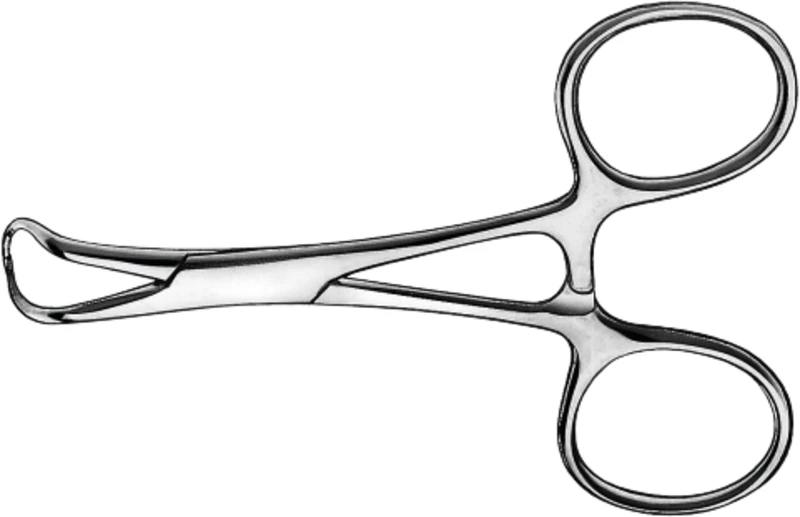 Tuchklemme nach Backhaus  Stück  1815, 90 mm