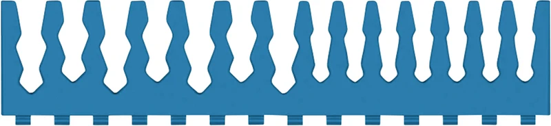 Silikonsteg für MELAstore® Tray   Packung  2 Stück für Tray 200, blau
