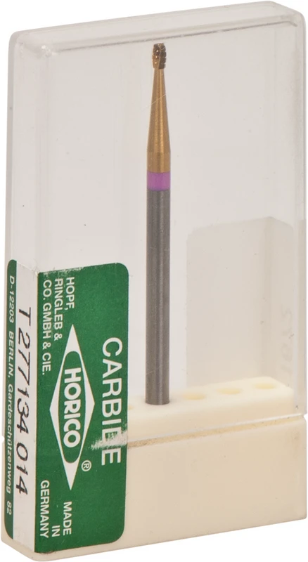 HM-Fräser 277  Stück  Titannitrid besch., Querhieb, rosa fein, schnittfr., HP, Fig. T277, 3 mm, ISO 014