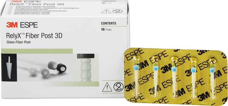 RelyX Fiber Post 3D  Packung  10 Stück Größe 3 Ø 1,9 mm