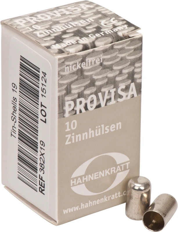 PROVISA Schutzhülsen Zinn  Packung  10 Stück 19