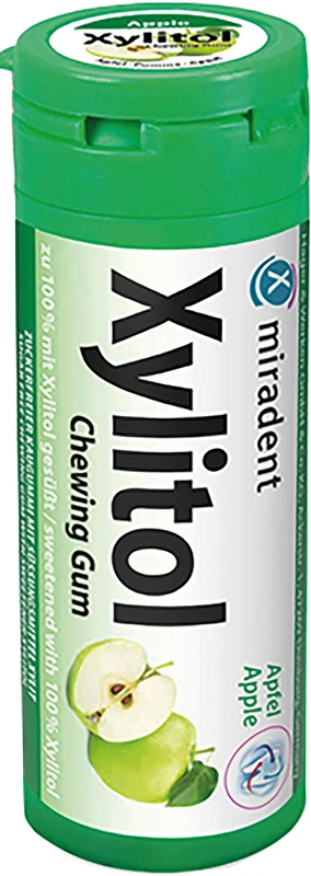 Xylitol Chewing Gum  Dose  30 Stück Apfel
